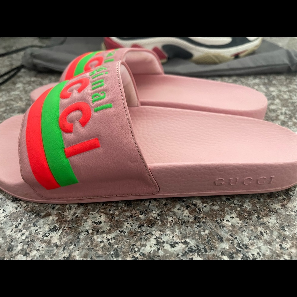 Authentic Gucci Slides - Picture 2 of 2